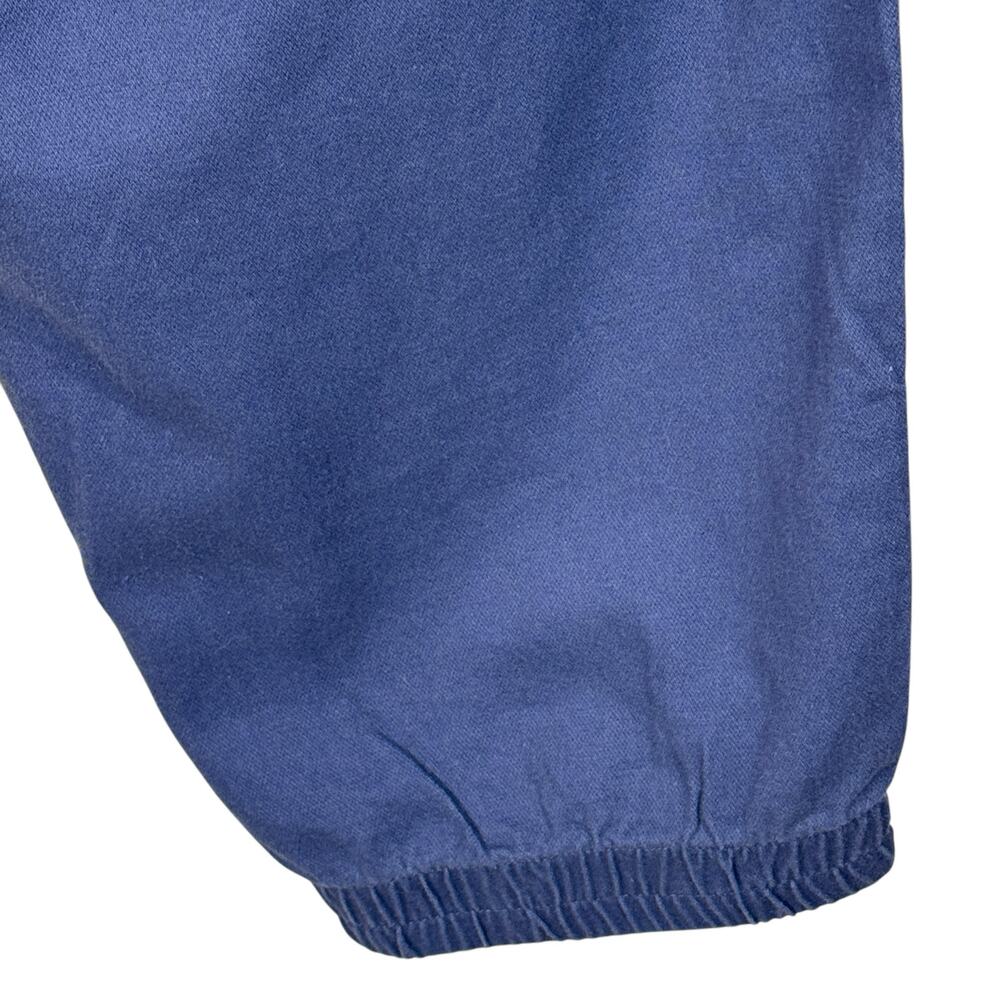 GAP XX-Large Twill Jogger Pants Pockets Zip-Fly Cuffed Hi-Rise Blue Indigo New - Picture 5 of 10